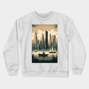 The Big Apple Skyline Crewneck Sweatshirt